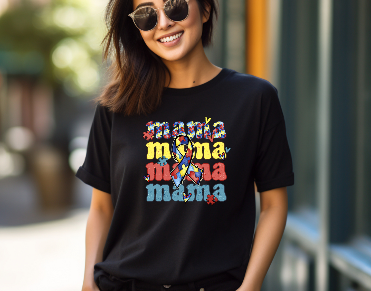Autism Mama Four DTF Transfer