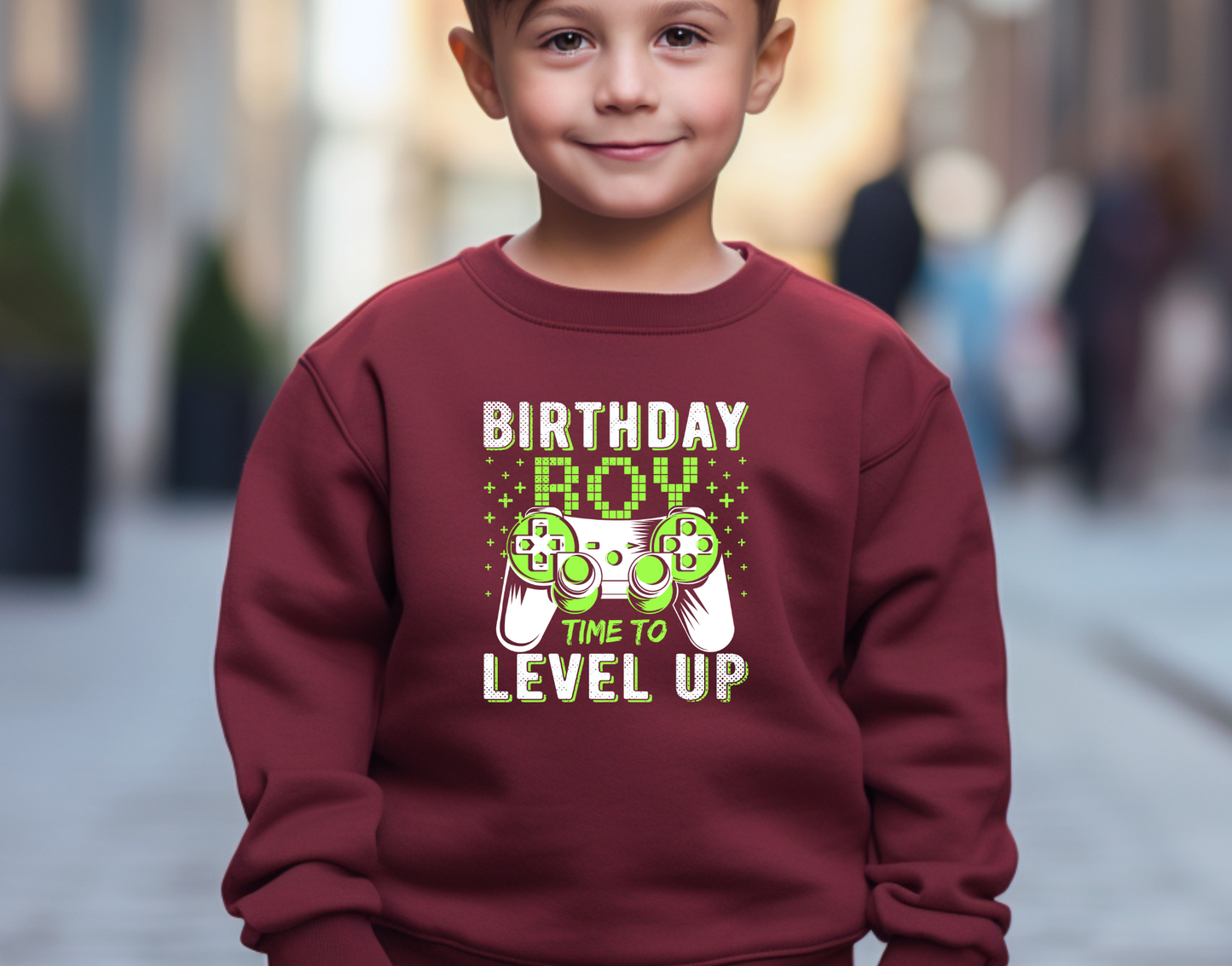 Birthday Boy Time to Level Up DTF Transfer