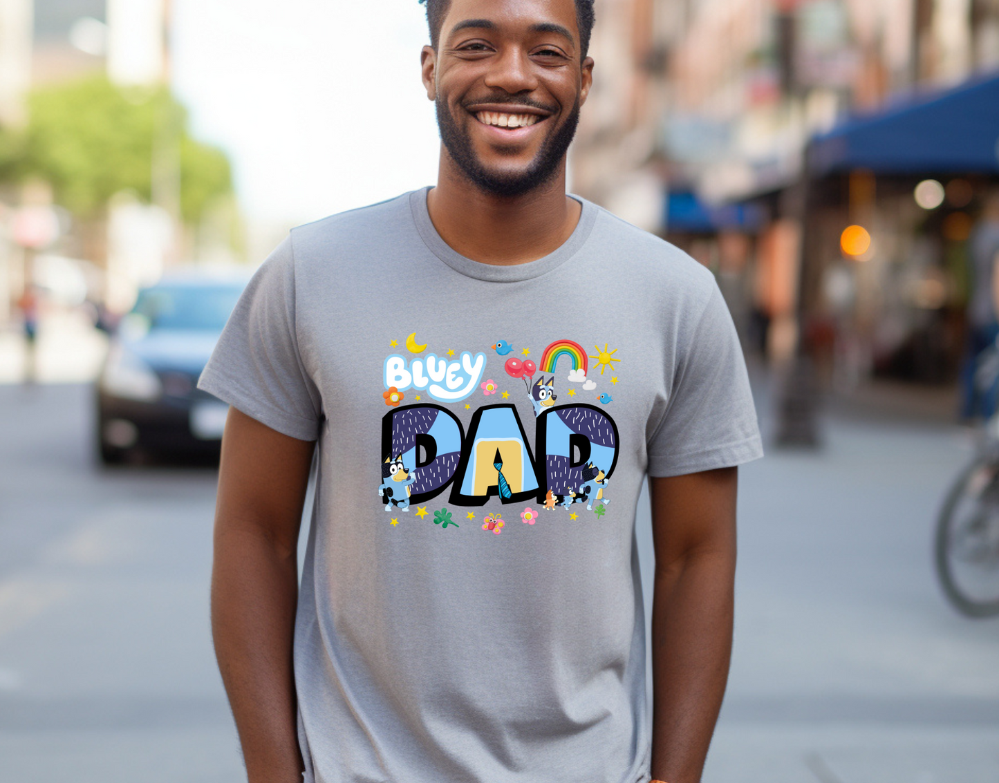 Dad Bluey DTF Transfer