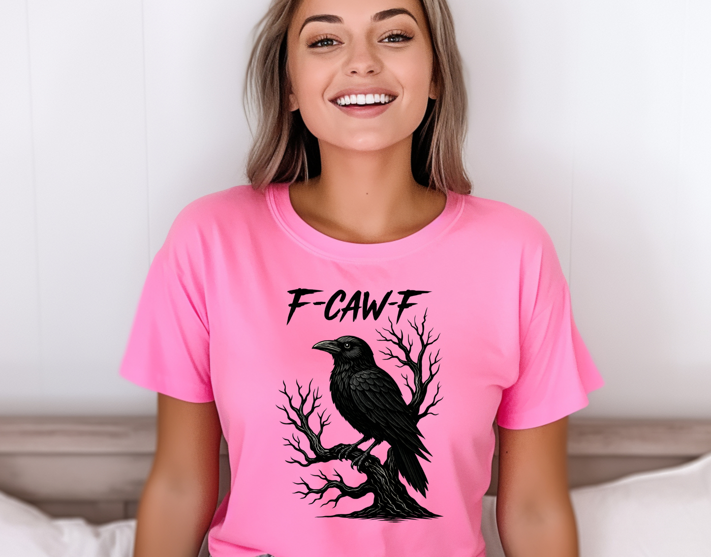 F-Caw-F Crow DTF Transfer