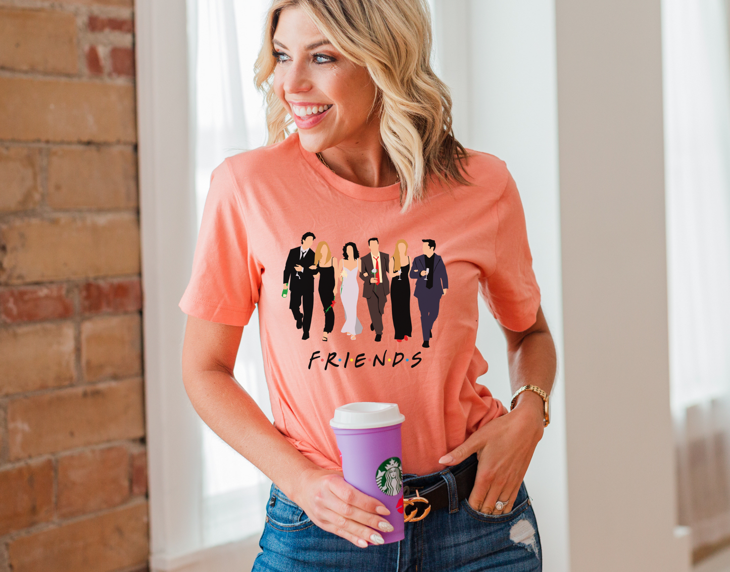 Friends Group Silhouette DTF Transfer