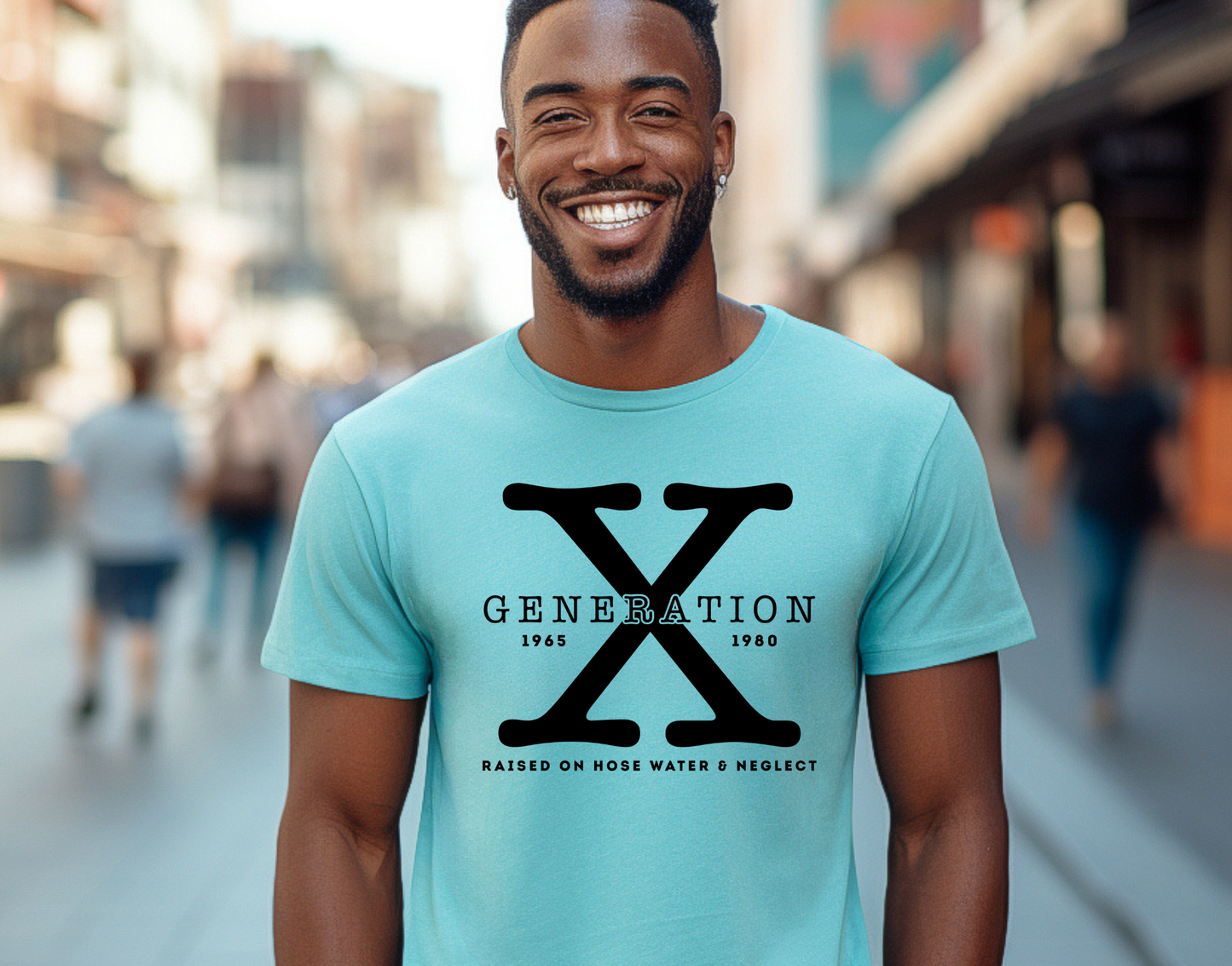 Generation X Black DTF Transfer