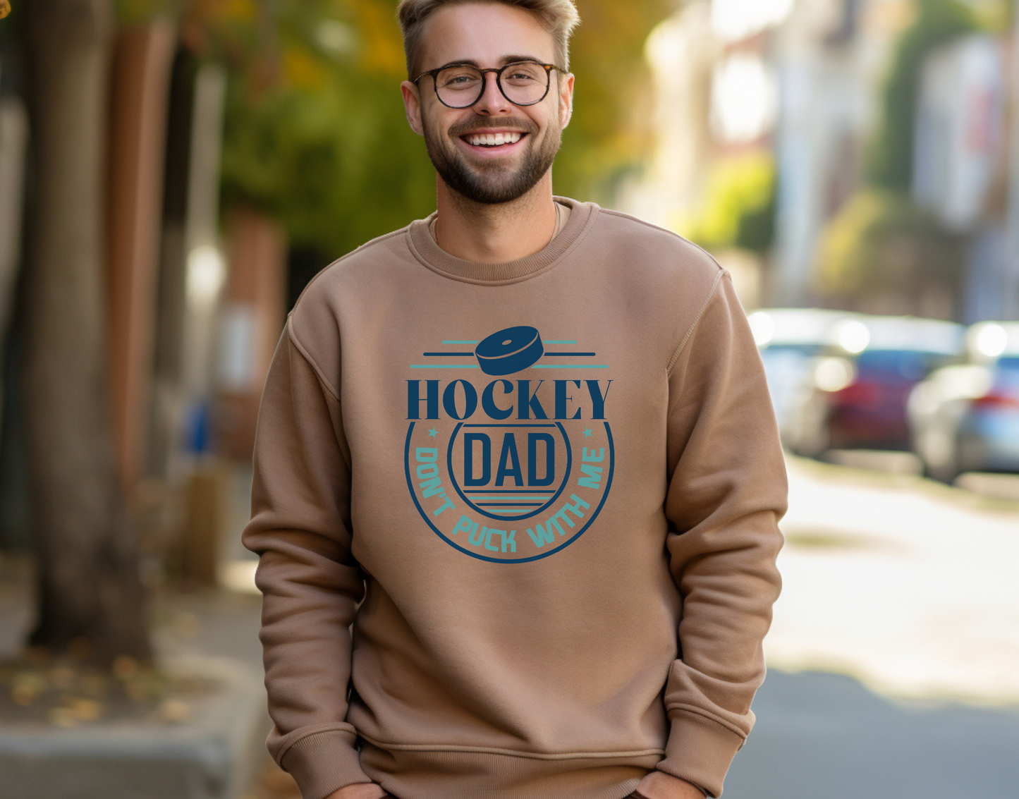 Hockey Dad Don't Puck With Me DTF Transfer
