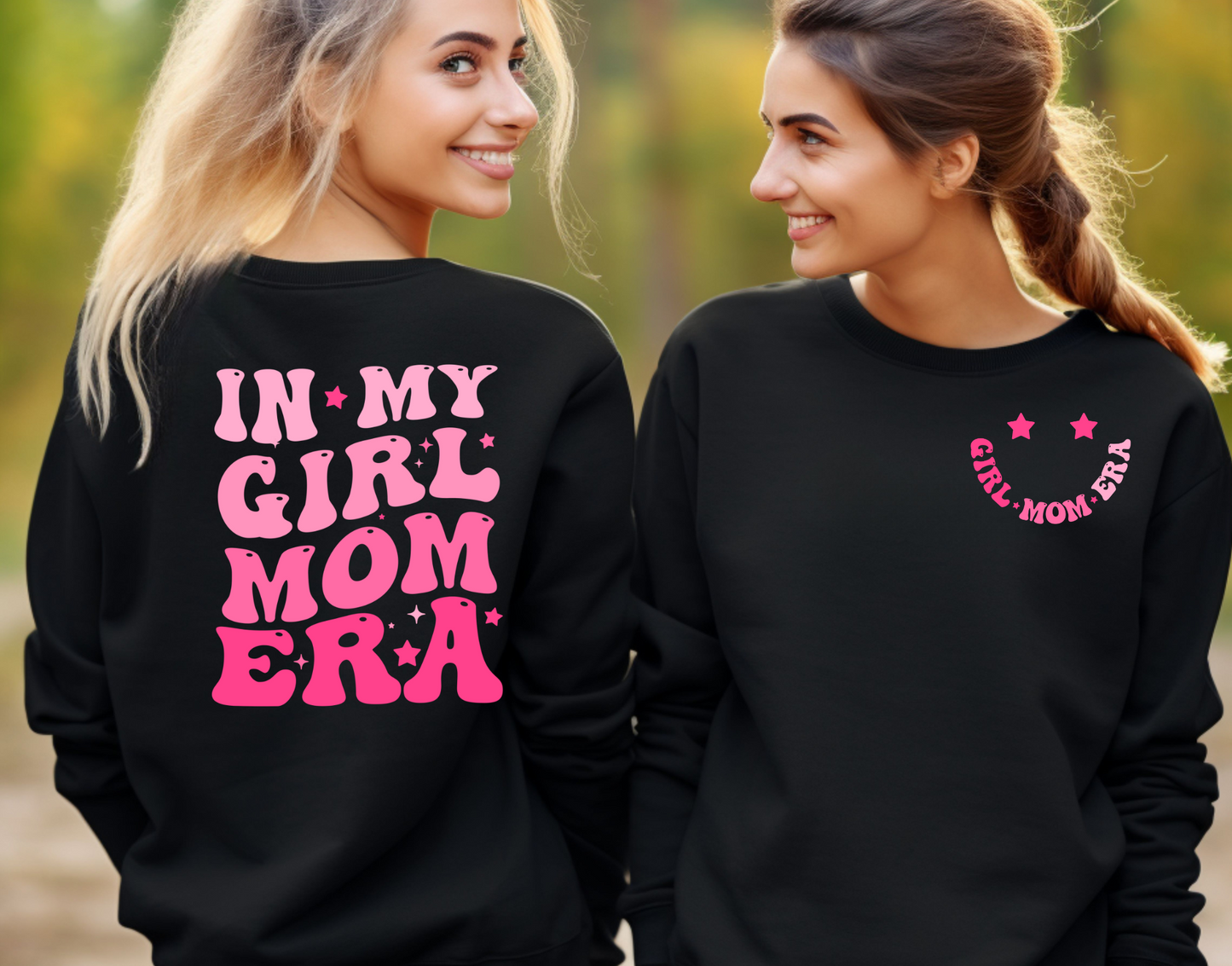In My Girl Mom Era Pink Back and Pocket DTF Transfer