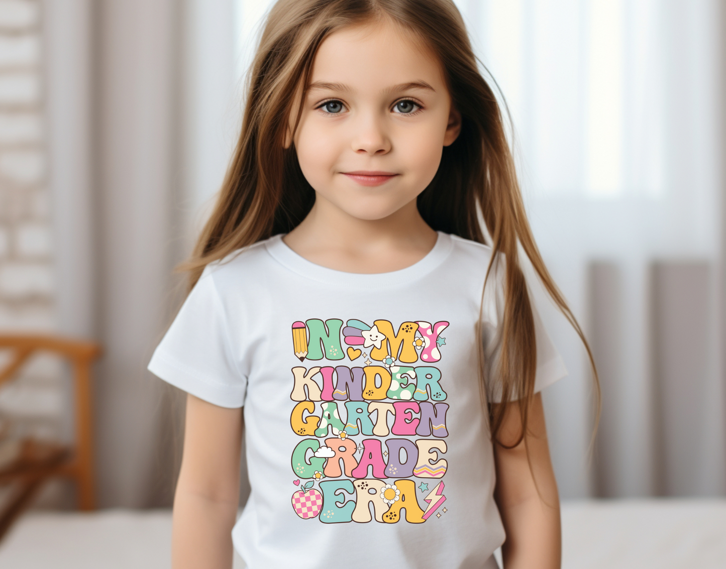 In My Kindergarten Era Pastels Toddler DTF Transfer