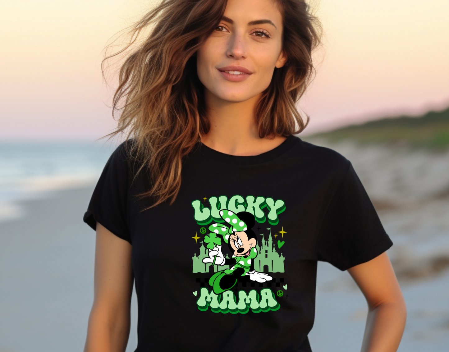 Lucky Minnie St. Patrick's Day DTF Transfer