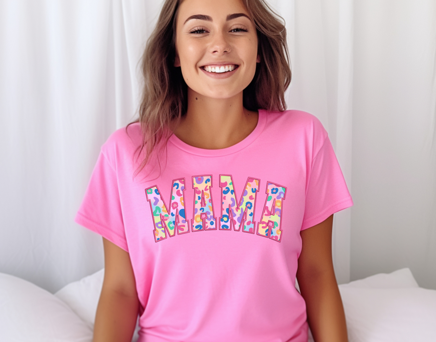 Mama Colorful Leopard DTF Transfer