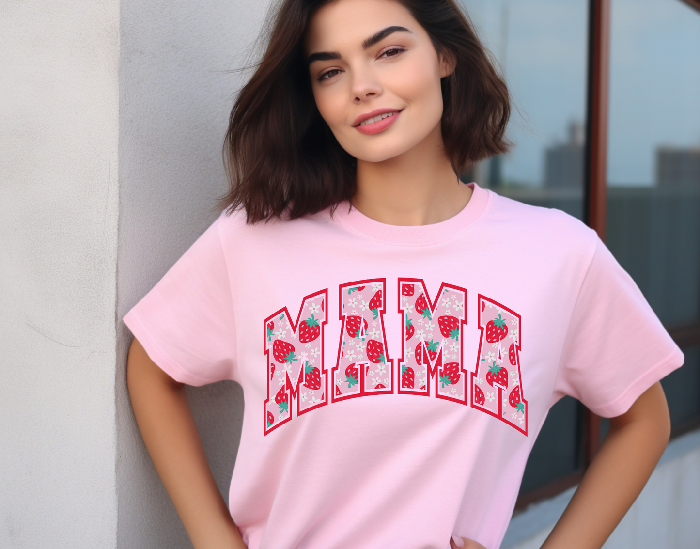 Mama Strawberries DTF Transfer