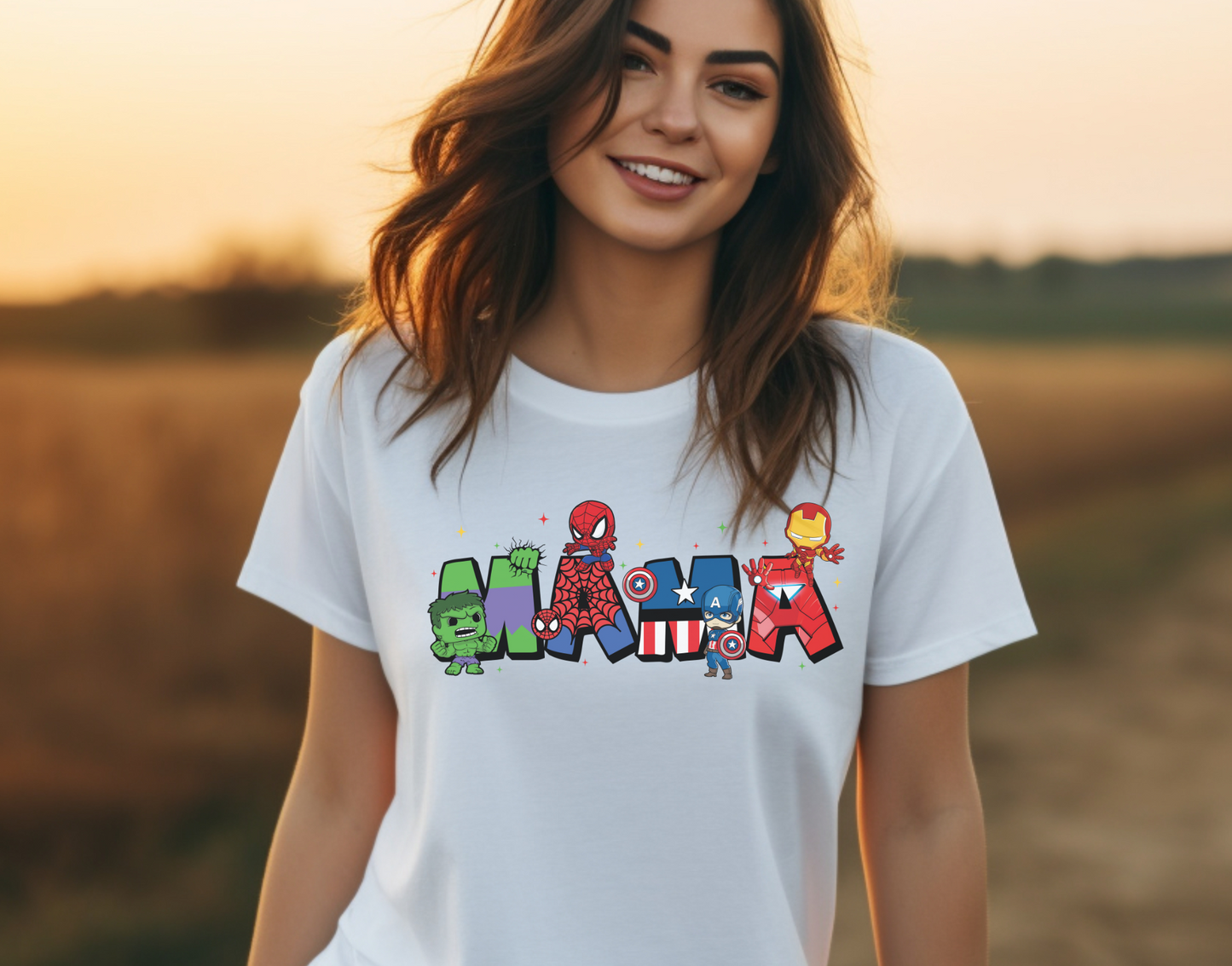 Mama Superhero DTF Transfer