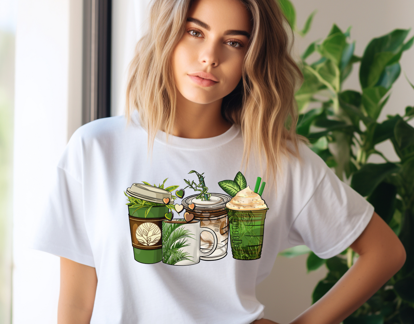 Plant Four Mug Drink Cup DTF Transfer