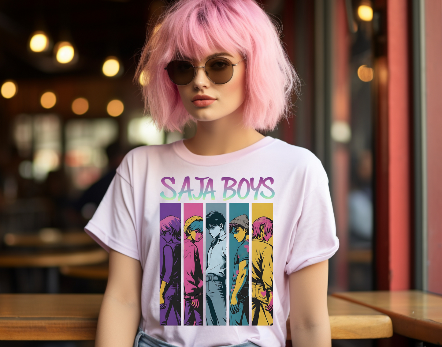 Saja Boys Five Rectangle Adult Transfer