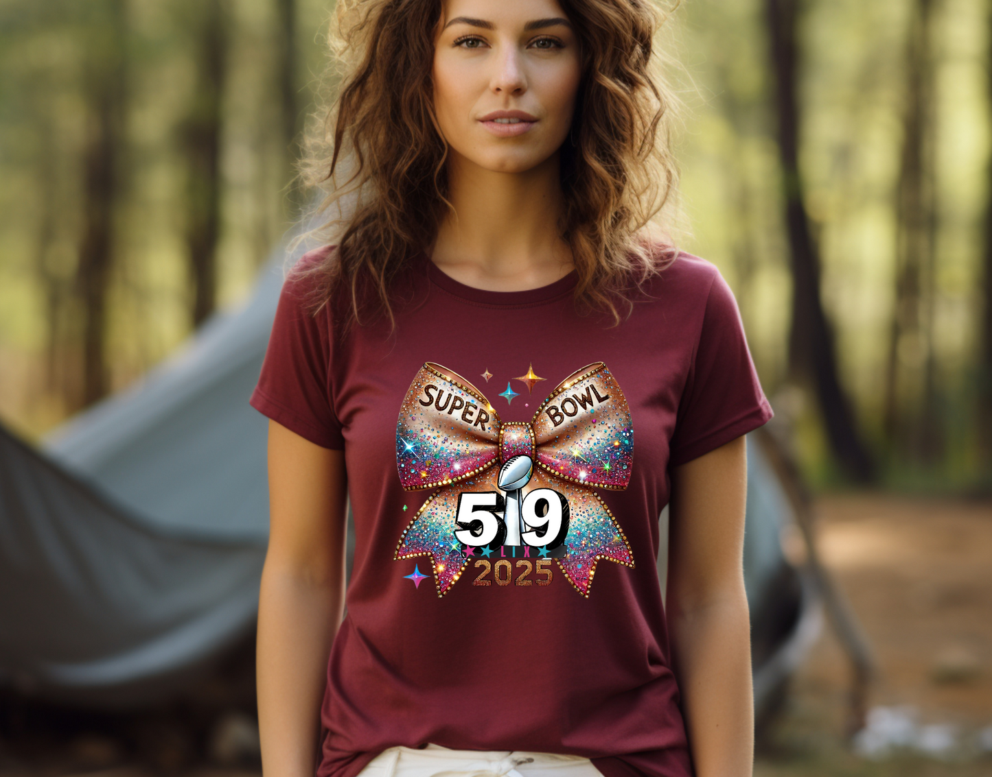 SuperBowl 59 2025 Bow DTF Transfer