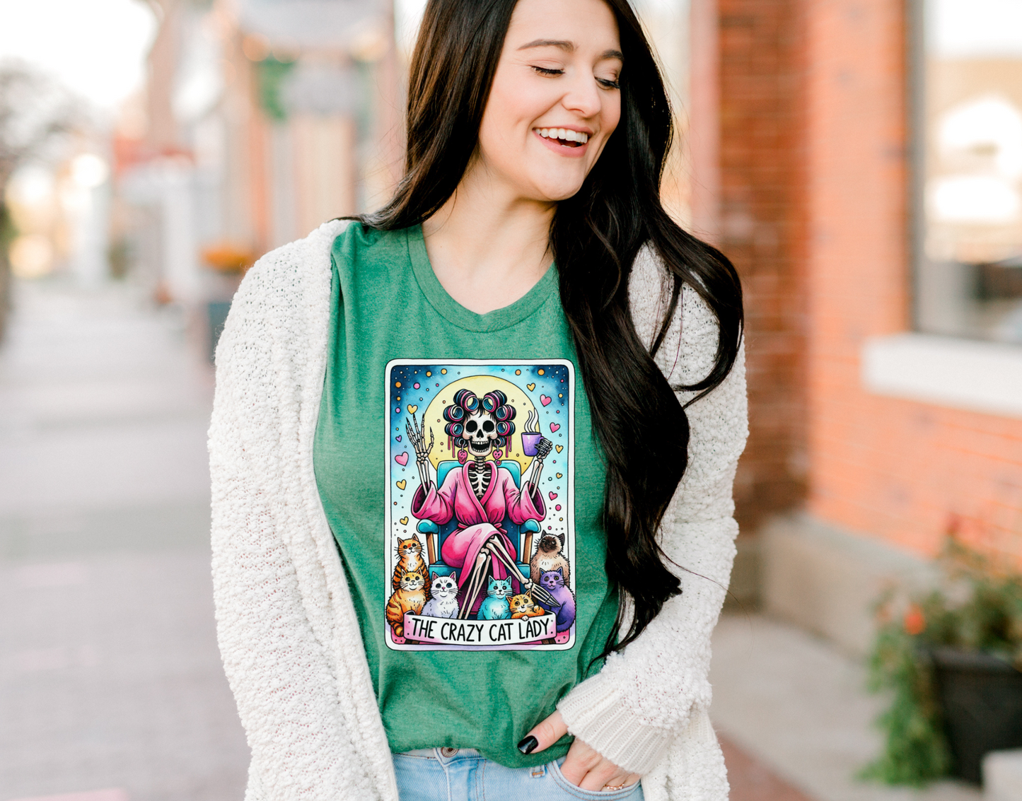 The Crazy Cat Lady Tarot DTF Transfer