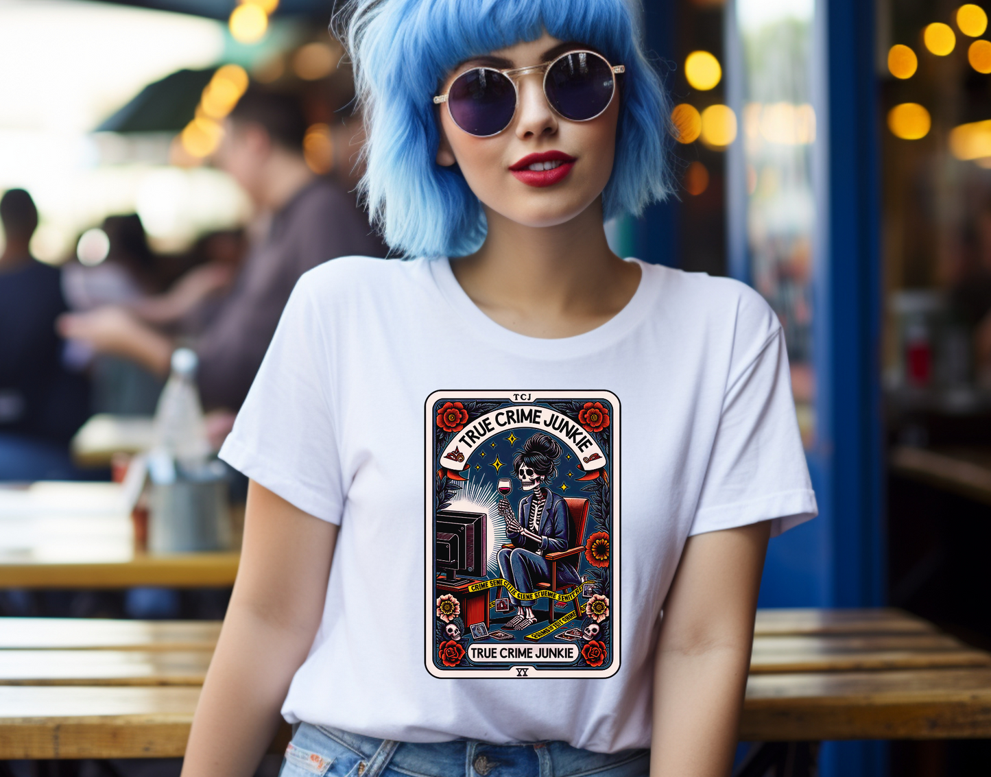 True Crime Junkie Tarot DTF Transfer