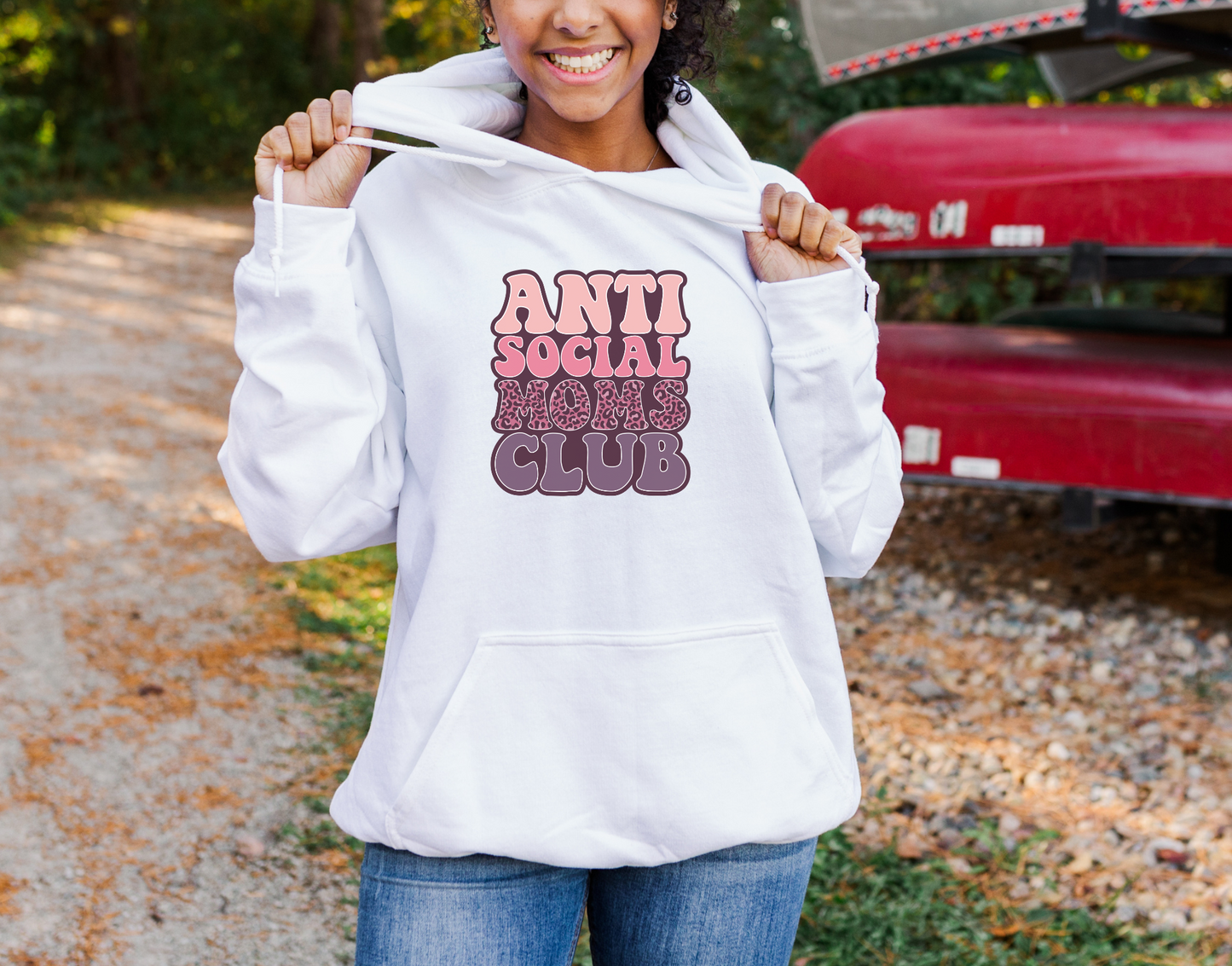 Anti Social Moms Club Pink DTF Transfer