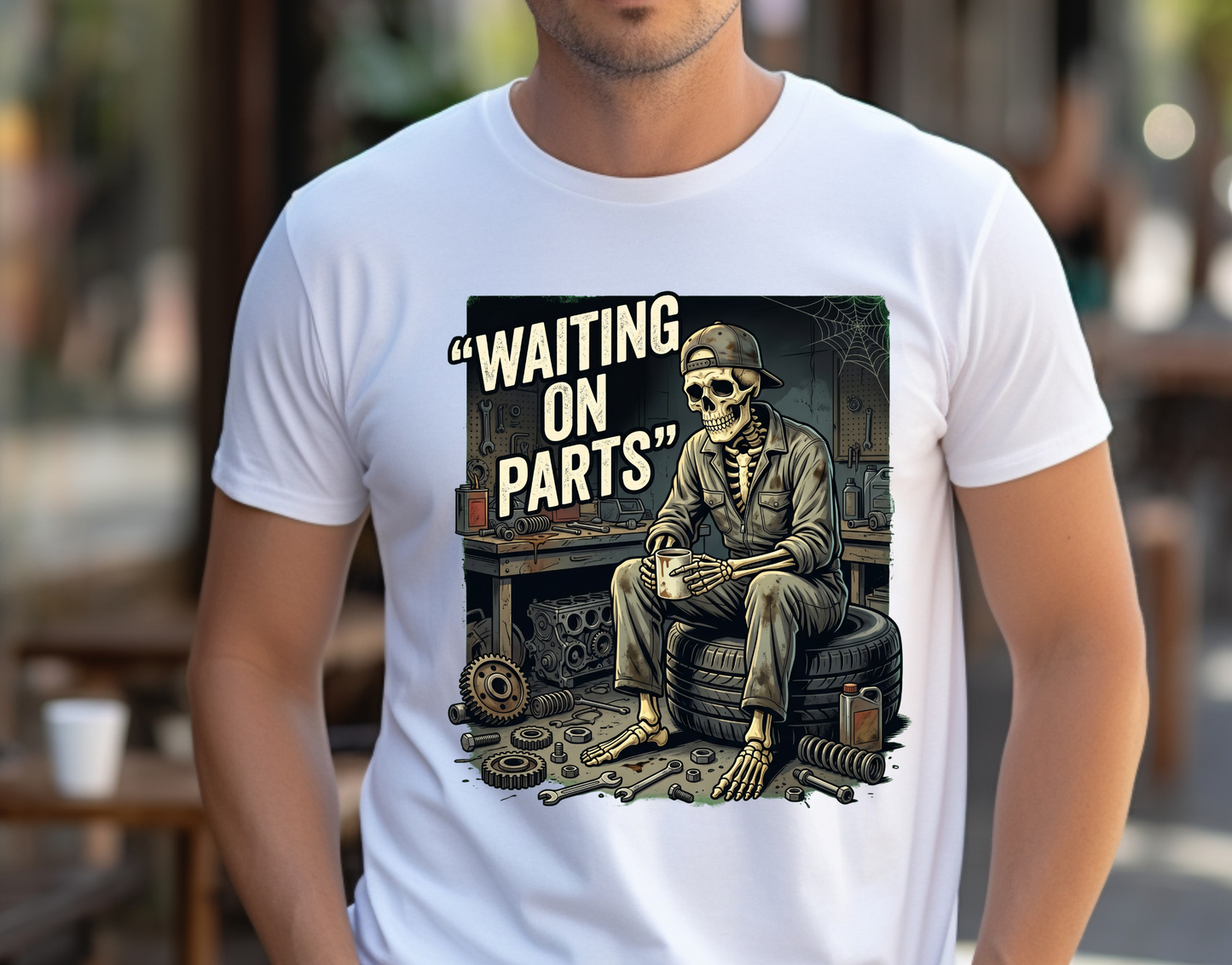 Waiting On Parts DTF Transfer