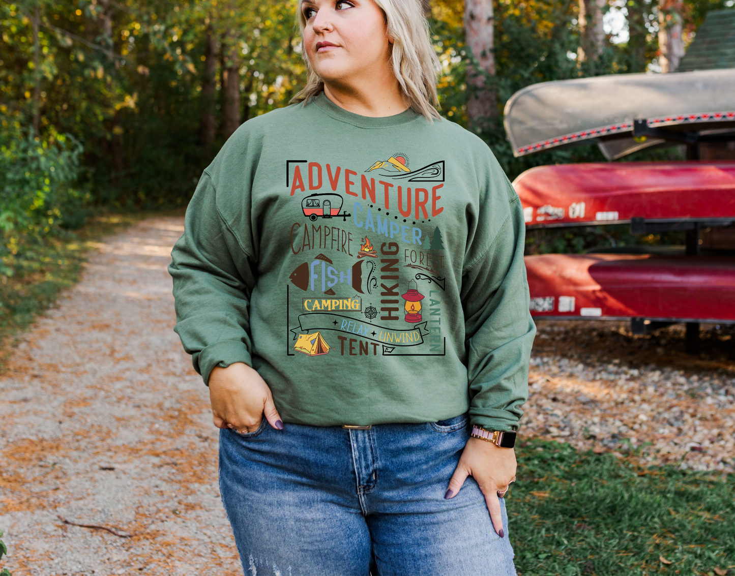 Adventure Camper Rectangle DTF Transfer