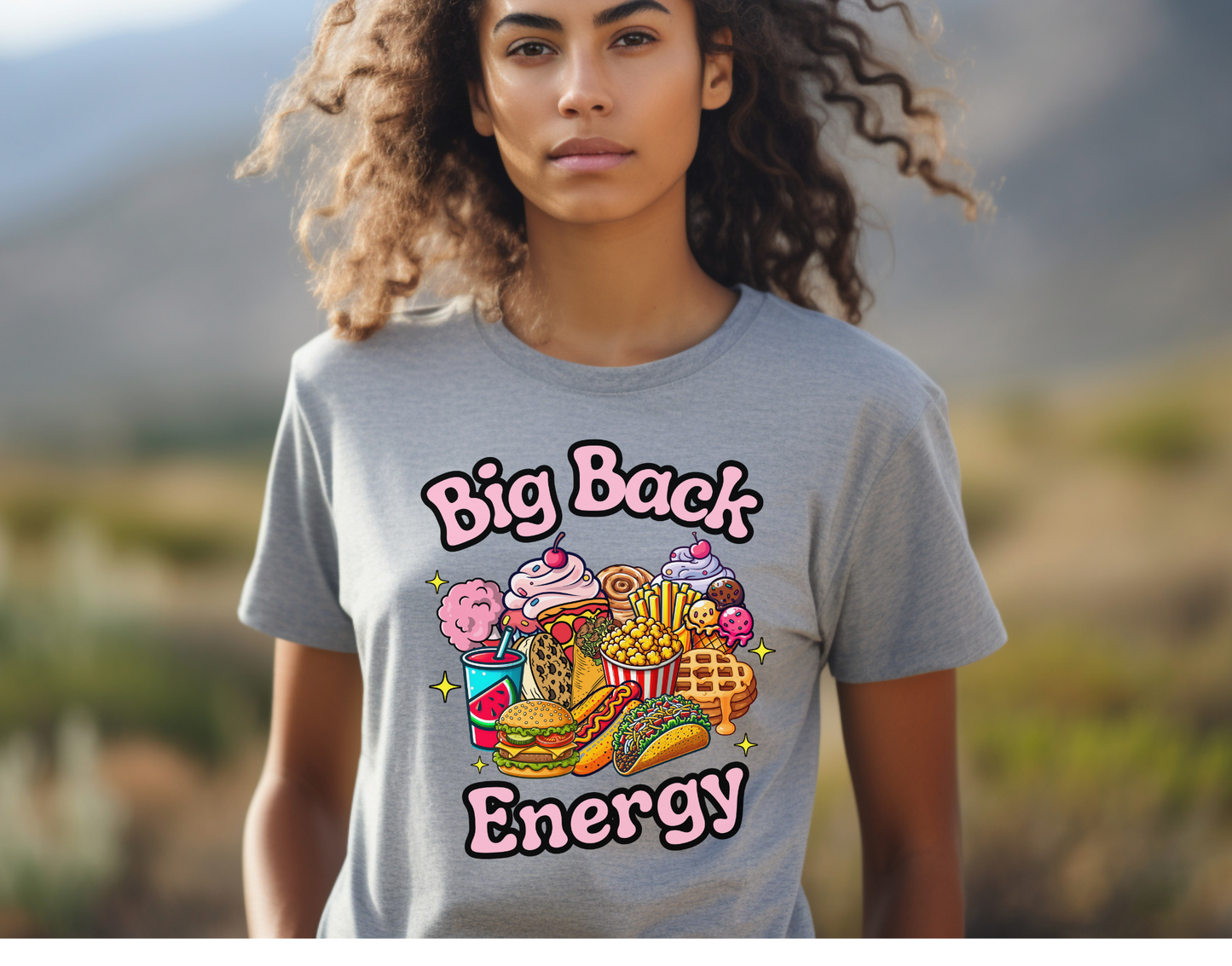 Big Back Energy DTF Transfer