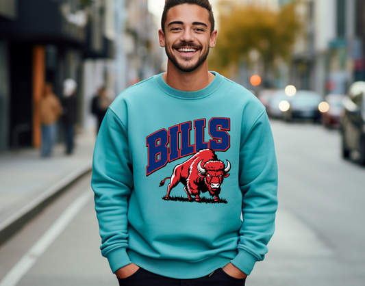 Bills Red Buffalo DTF Transfer