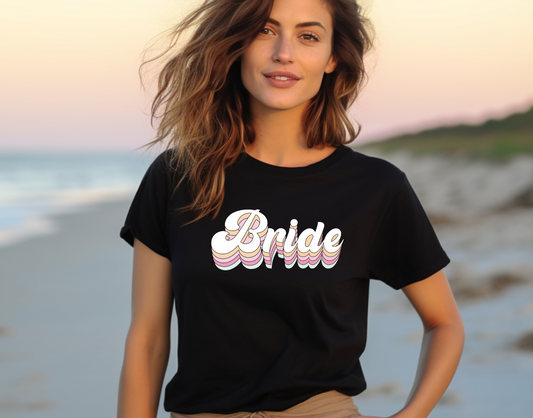 Bride Groovy Pink DTF Transfer