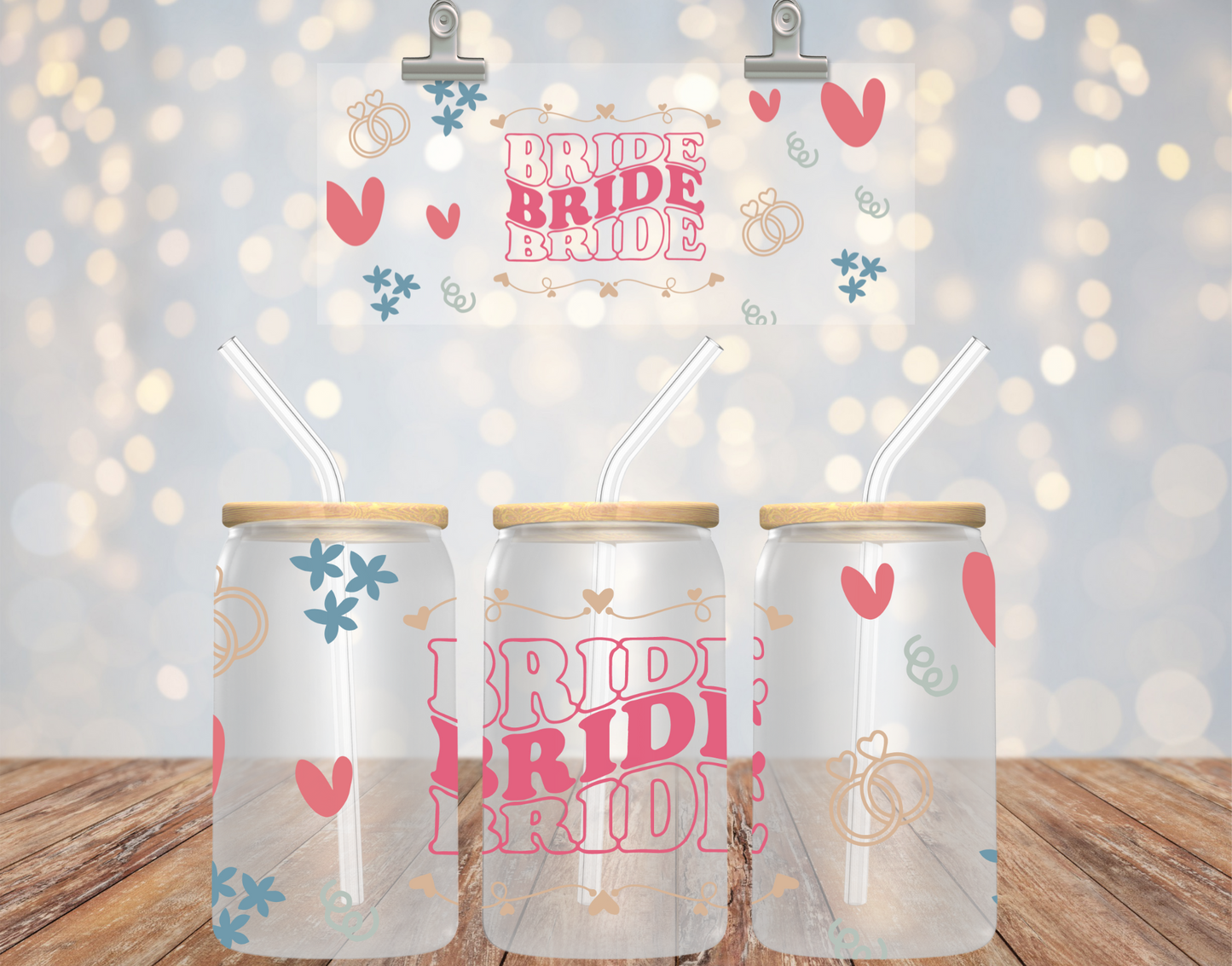 Bride Three UV DTF Transfer