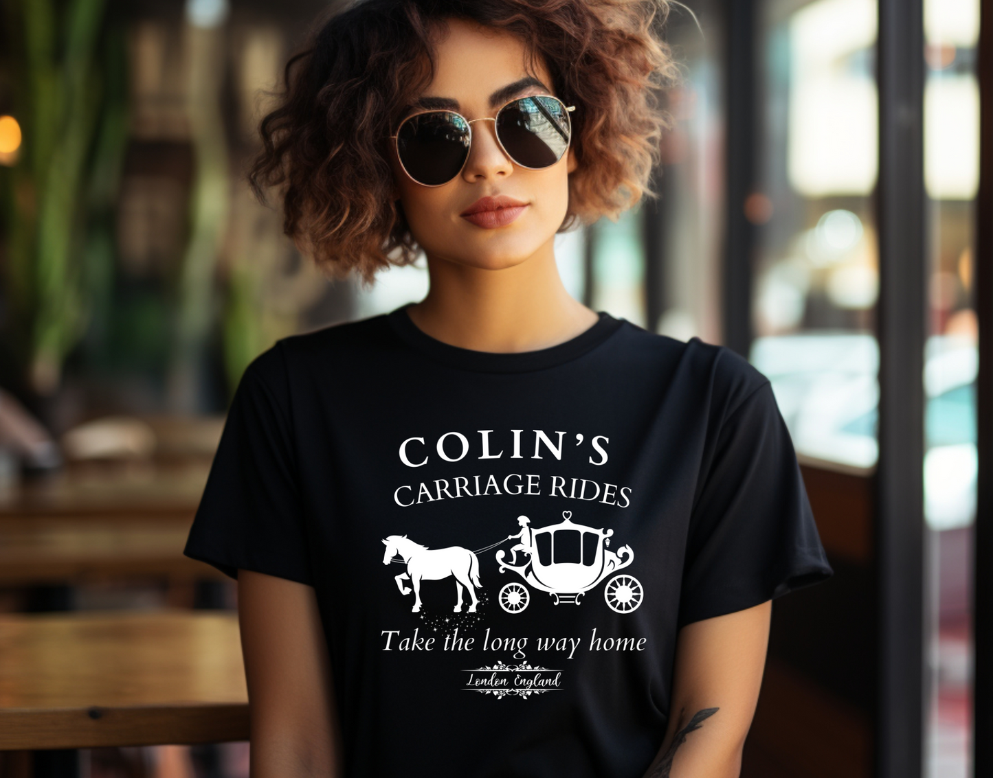 Bridgerton Colin's Carriage Rides DTF Transfer