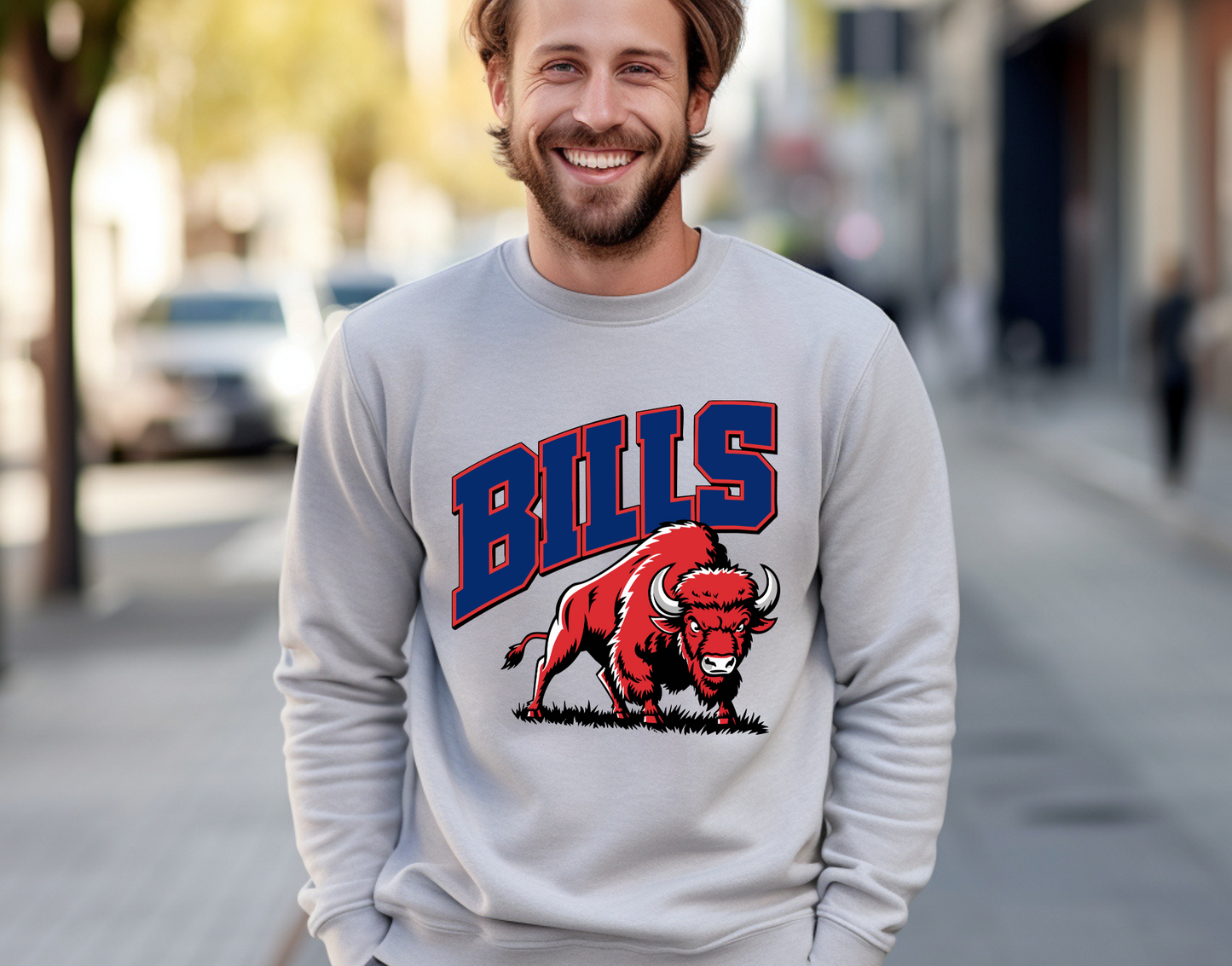 Bills Red Buffalo DTF Transfer