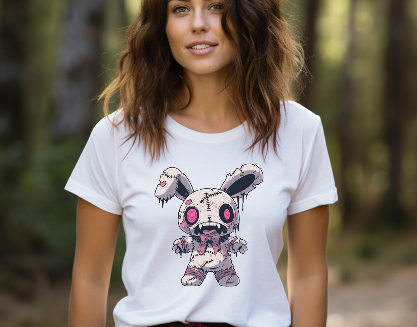 Bunny Horror Voodoo DTF Transfer
