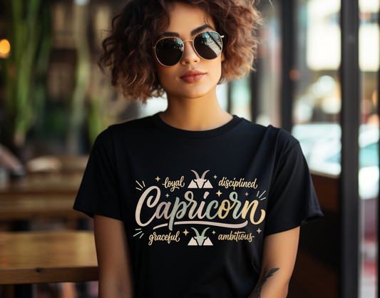 Capricorn Horoscope DTF Transfer