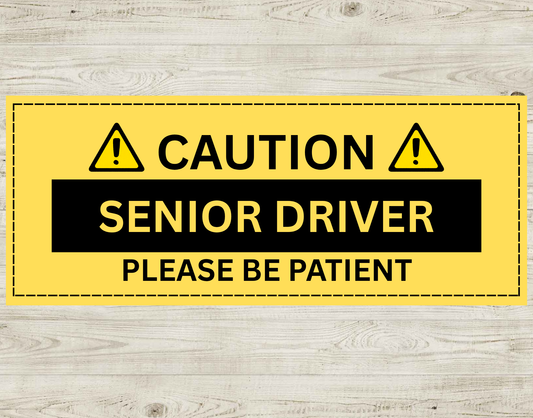 Senior Driver Magnet