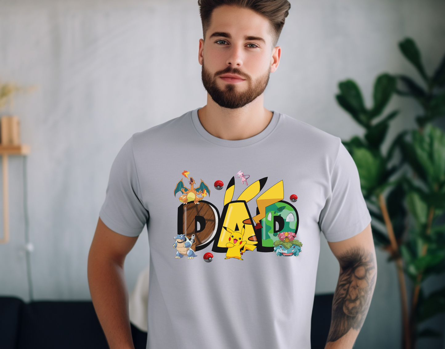 Dad Pokemon DTF Transfer