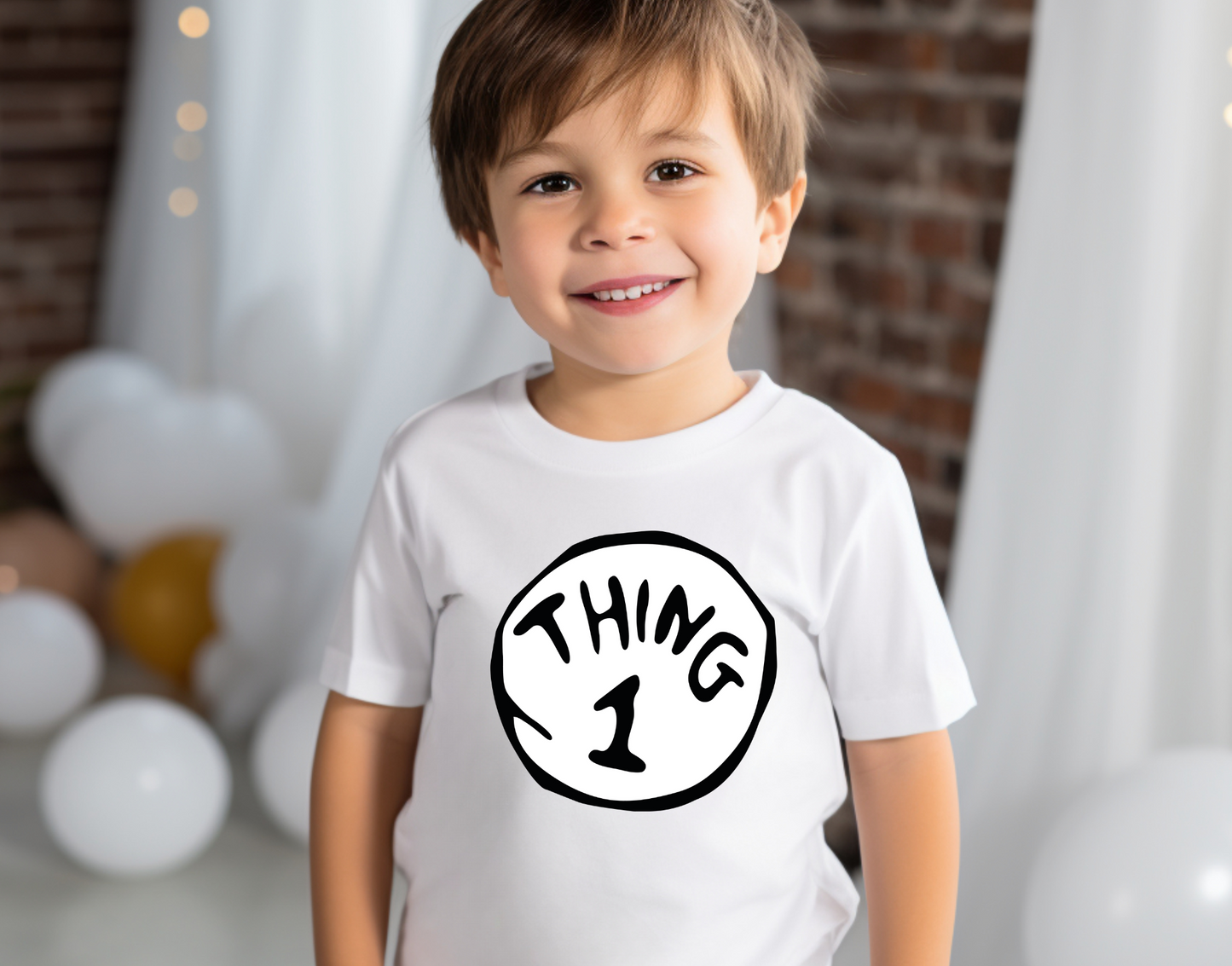 Dr. Seuss Thing One DTF Transfer