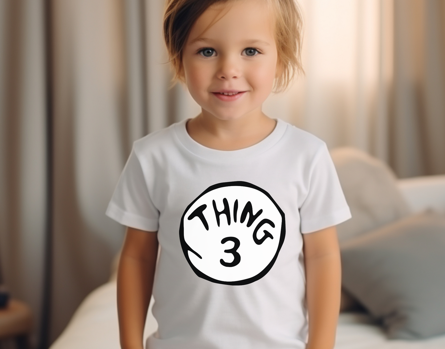 Dr. Seuss Thing Three DTF Transfer