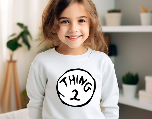 Dr. Seuss Thing Two DTF Transfer