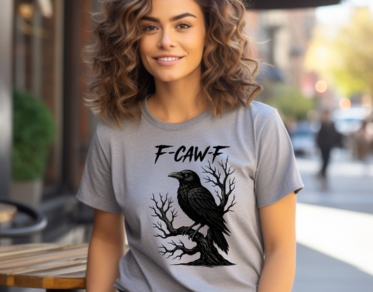 F-Caw-F Crow DTF Transfer