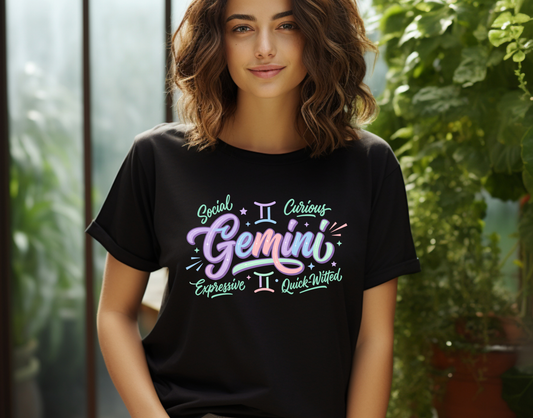 Gemini Horoscope DTF Transfer