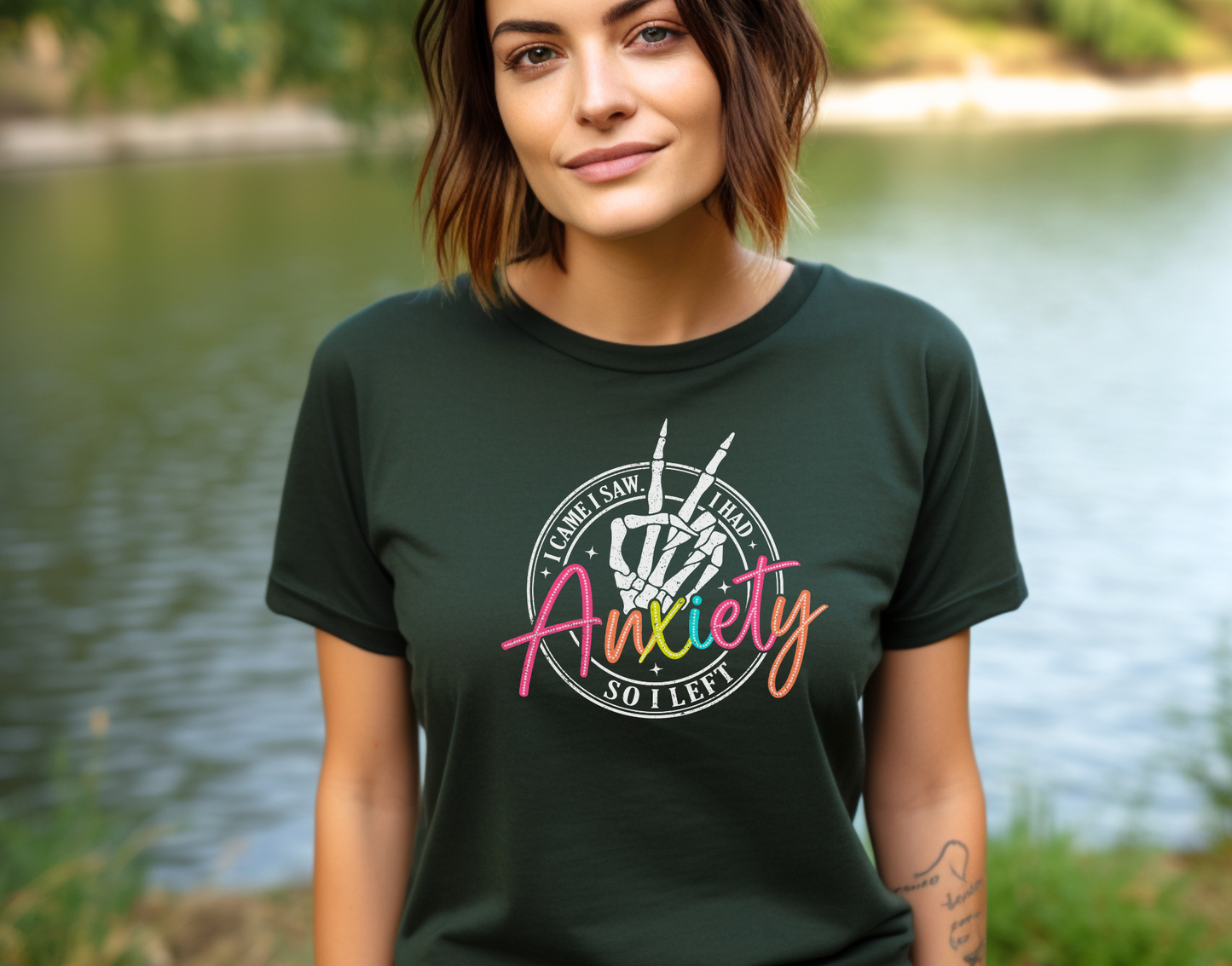 I Came I Saw I Had Anxiety DTF Transfer