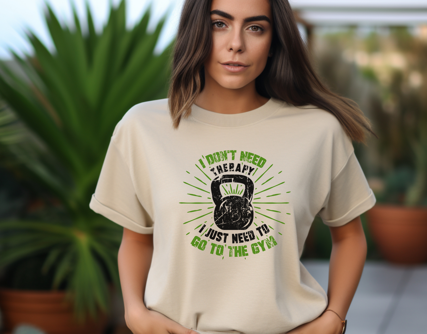 I Don't Need Therapy I Just Need To Go To The Gym DTF Transfer