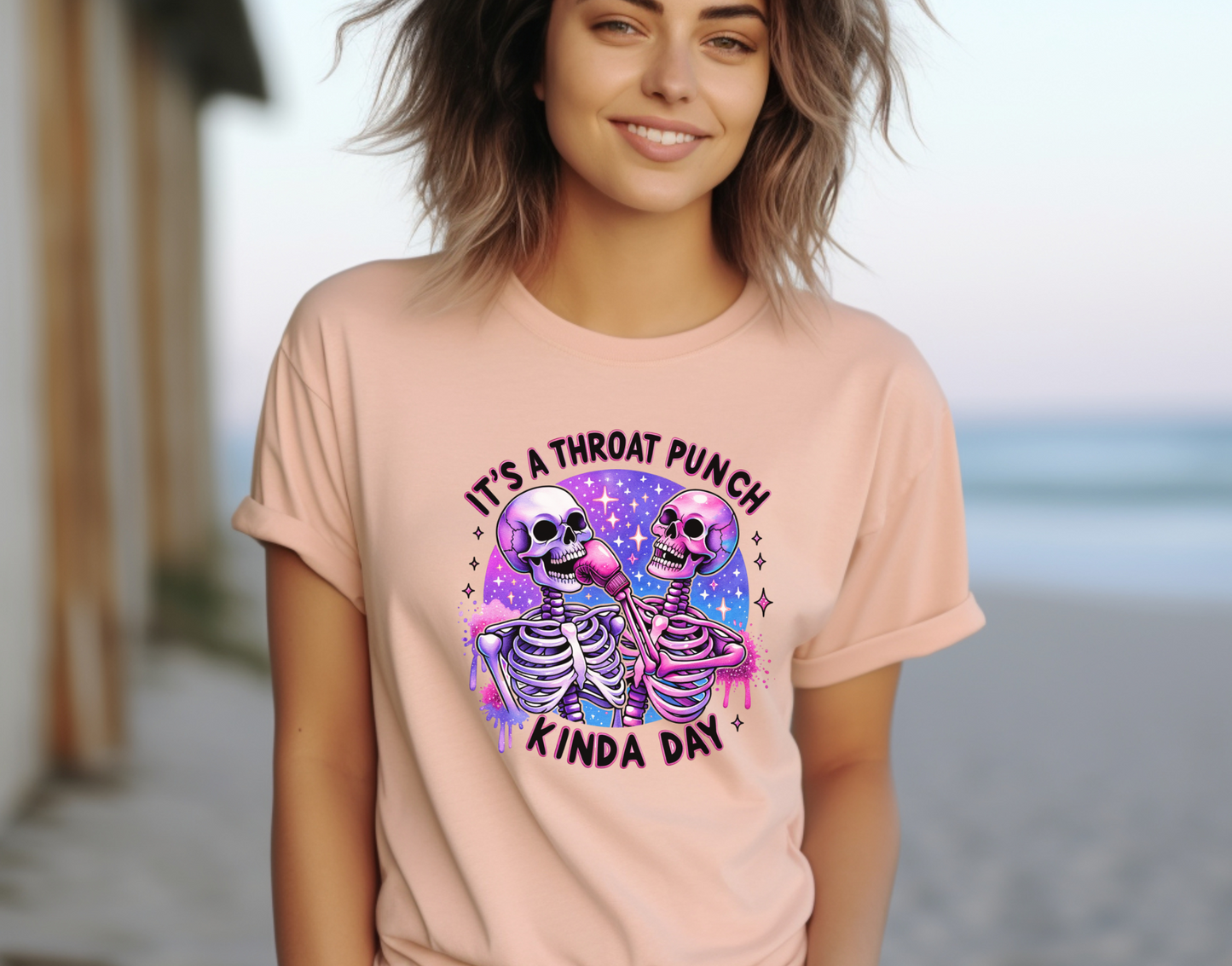 It's A Throat Punch Kinda Day DTF Transfer
