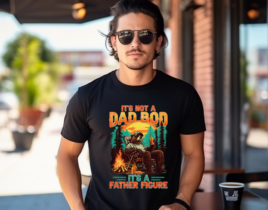 It's Not a Dad Bod Bear Black DTF Transfer
