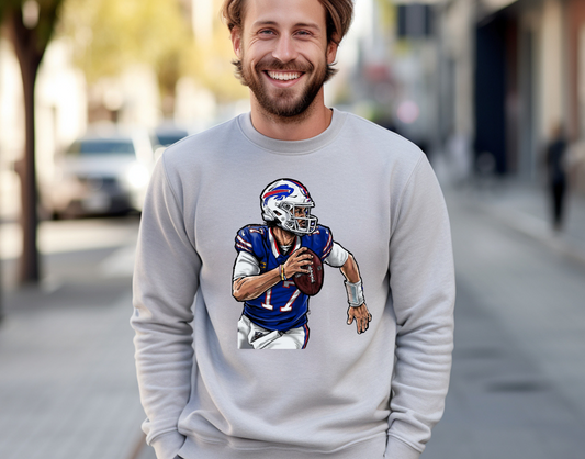 Josh Allen Paint DTF Transfer