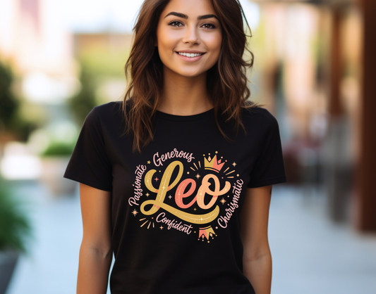 Leo Horoscope DTF Transfer