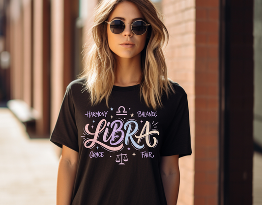 Libra Horoscope DTF Transfer