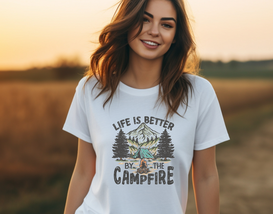 Life Is Better By The Campfire DTF Transfer