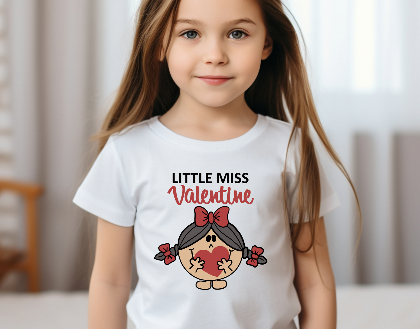 Little Miss Valentines Kid DTF Transfer