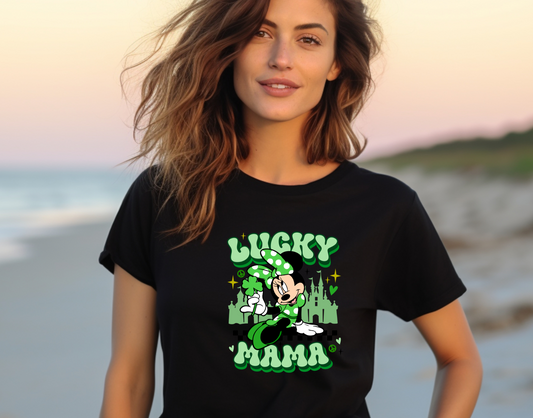 Lucky Minnie St. Patrick's Day DTF Transfer