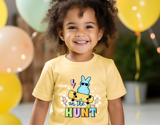 On The Hunt Easter Kids Size DTF Transfer
