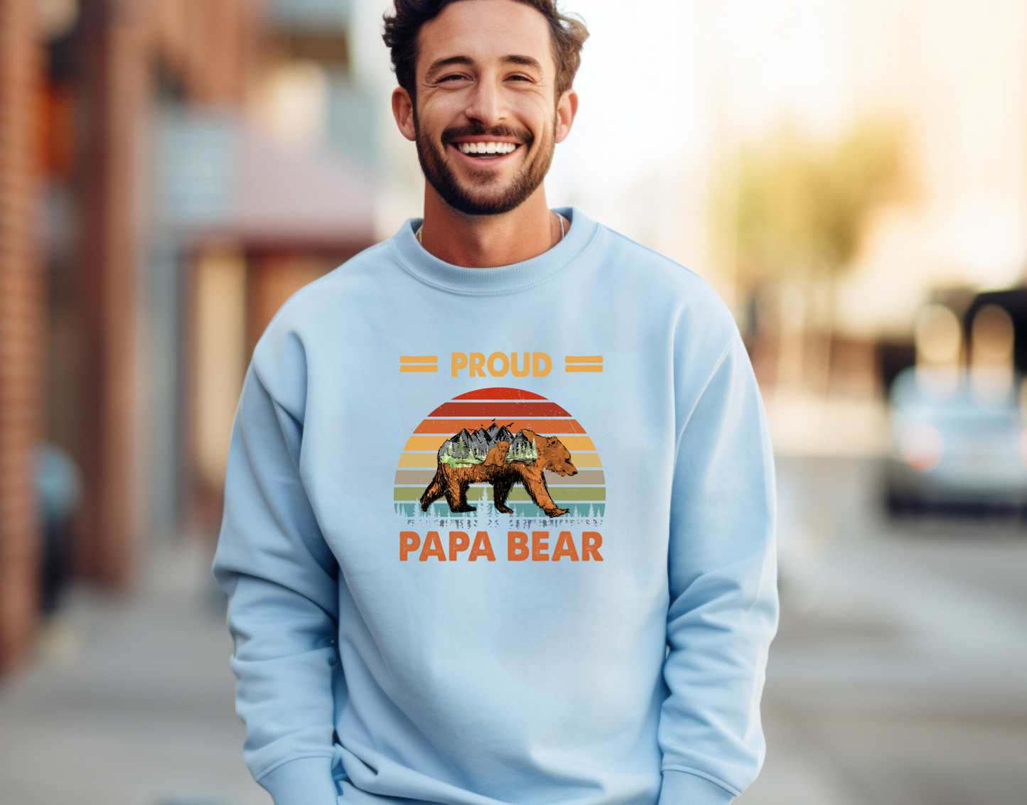 Proud Papa Bear DTF Transfer