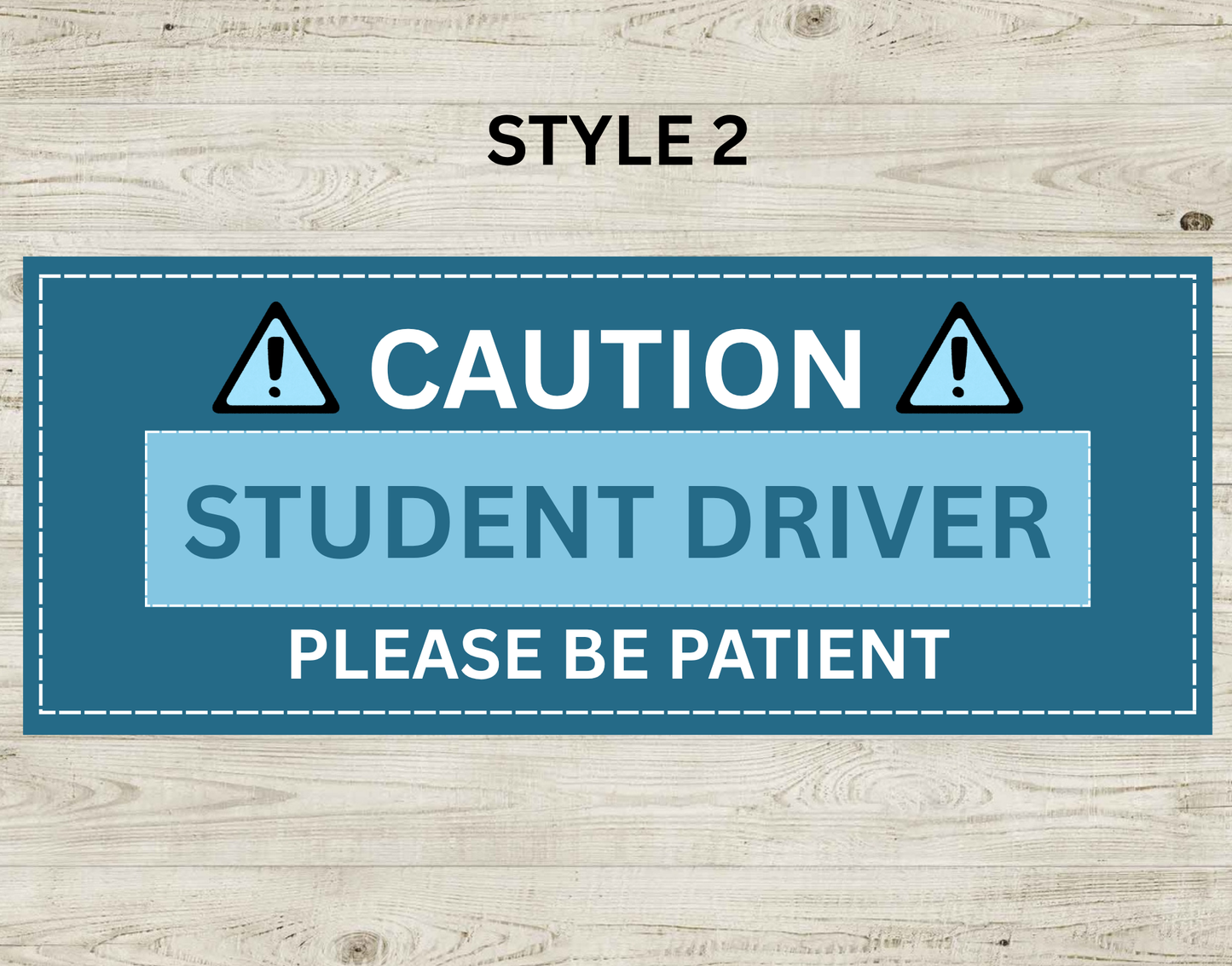 Blue Student and New Driver Magnets