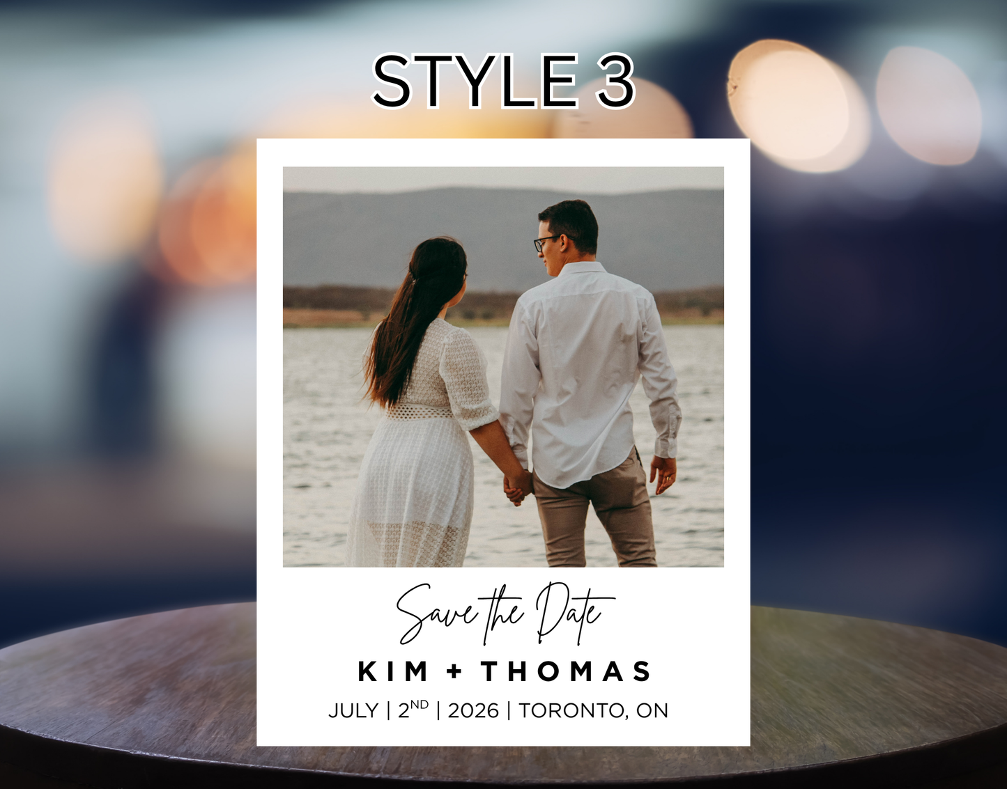 Save The Date Wedding Magnets (4 inch x 5 inch)